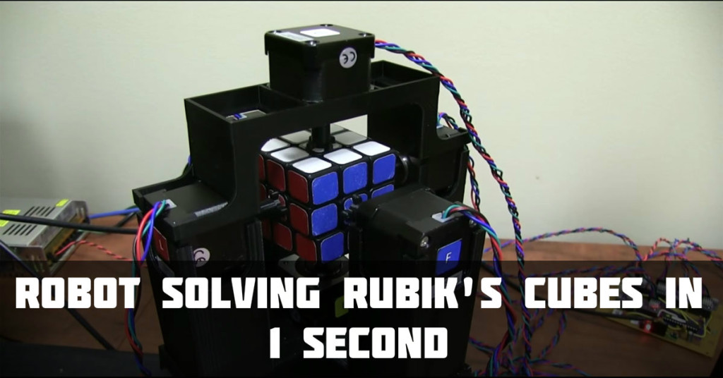 rubik cube in 1 second